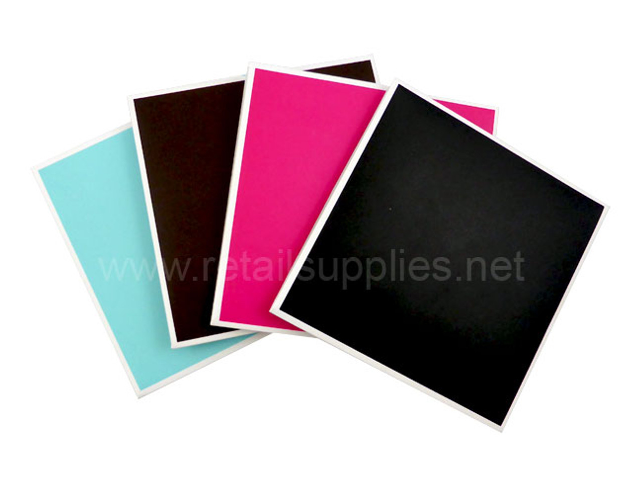 Black 5-1/4"x5-1/4" pack of 10 Gift Card-CD Envelopes
