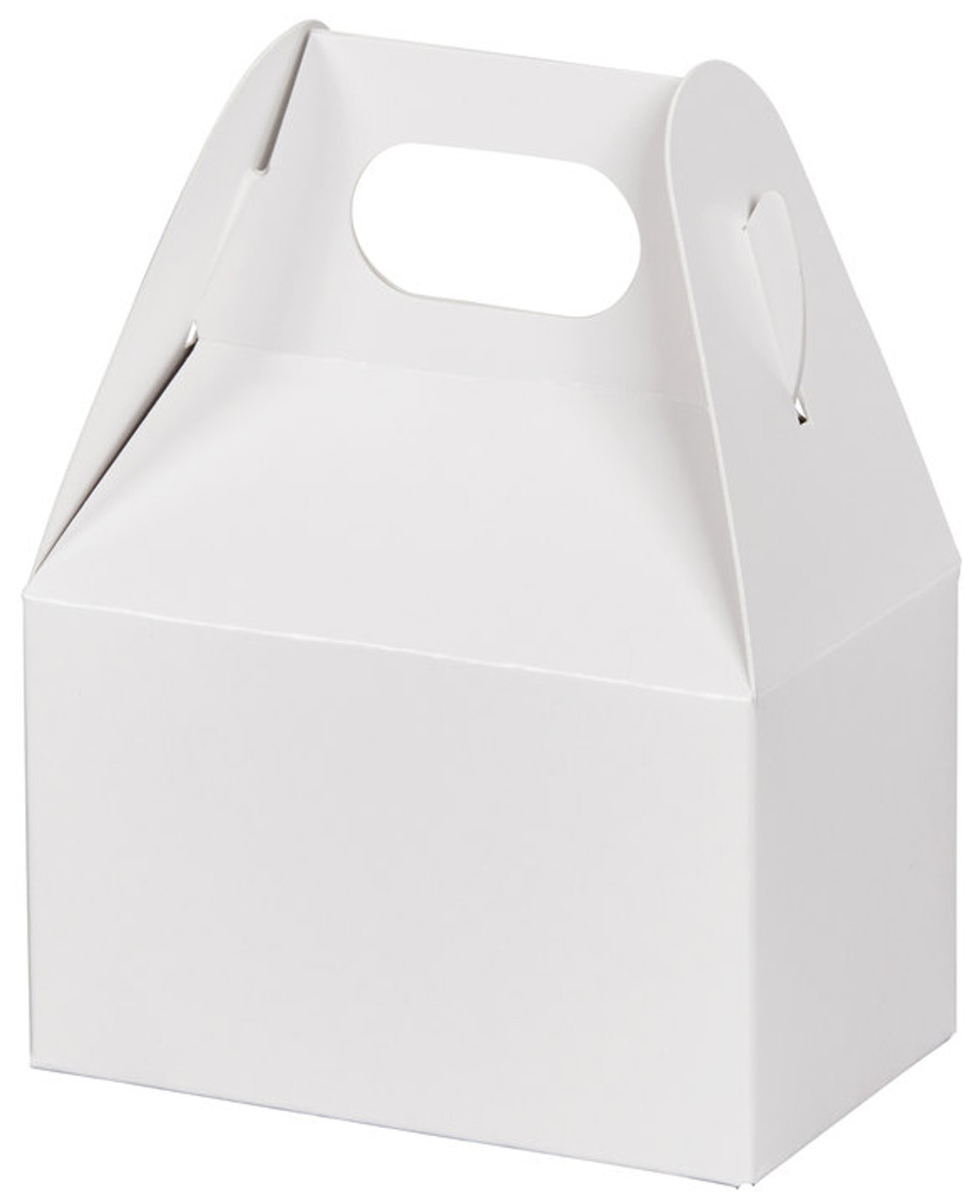 4" x 2-1/2" x 2-1/2" Mini Gable Box-White