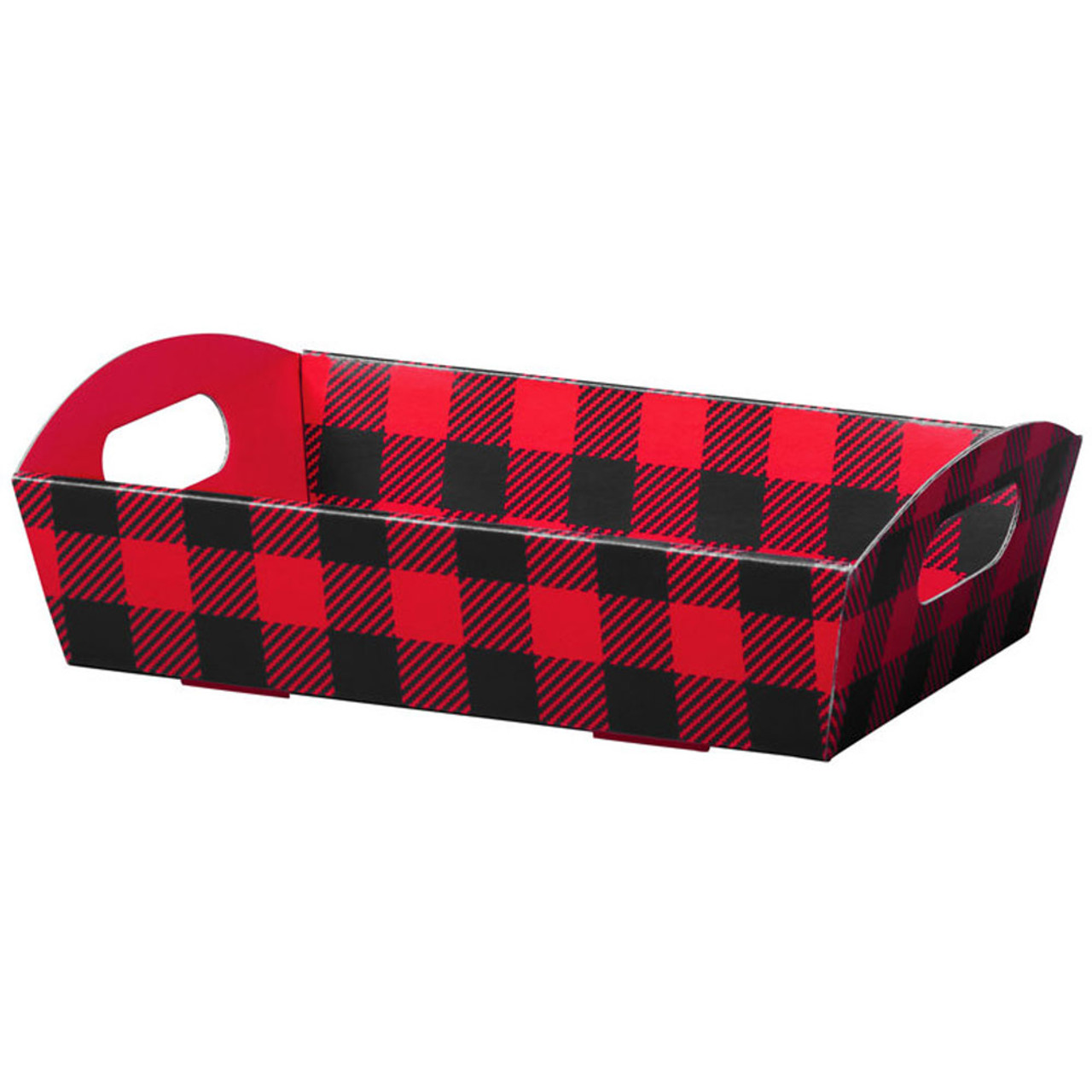 11-1/4"l x 7-1/2"w x 2-1/2"h Presentation Tray Buffalo Plaid