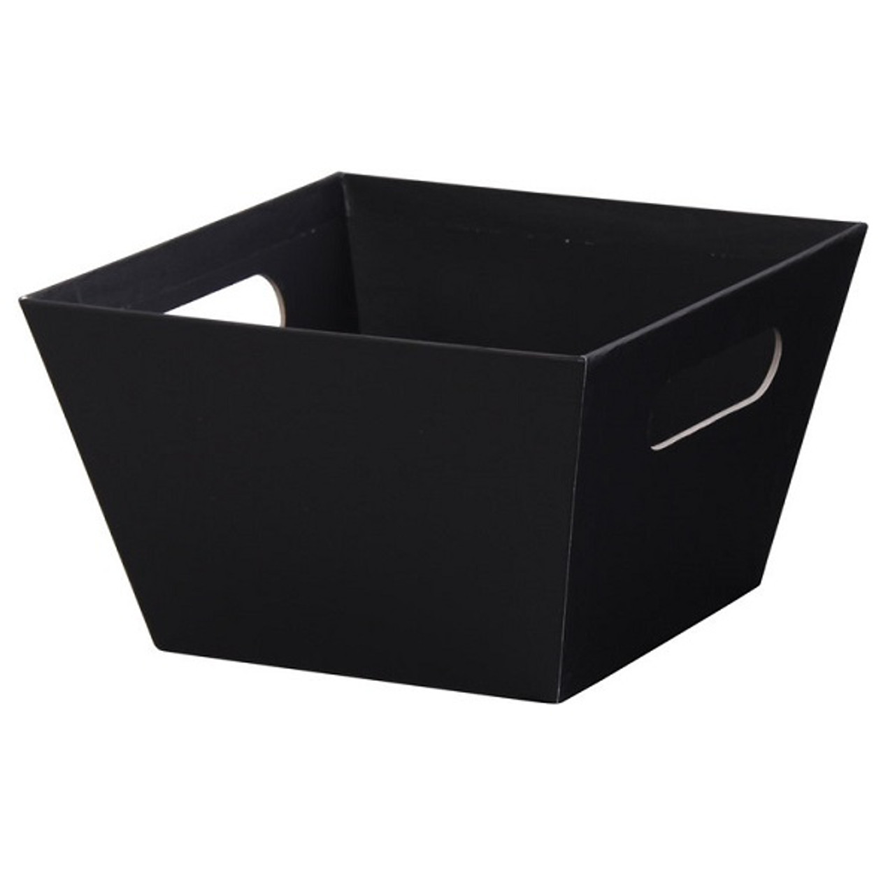 8"l x 8"w x 5"h Black Basket Tray