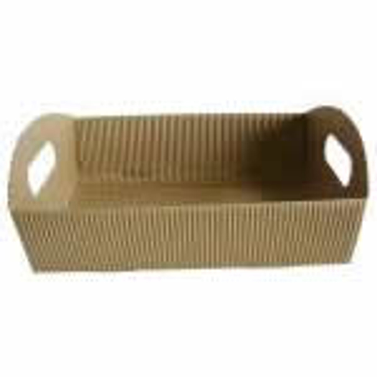 8-5/8"w x 6-1-16"d x 2-3/8"h Corrugated Basket Tray - ea.