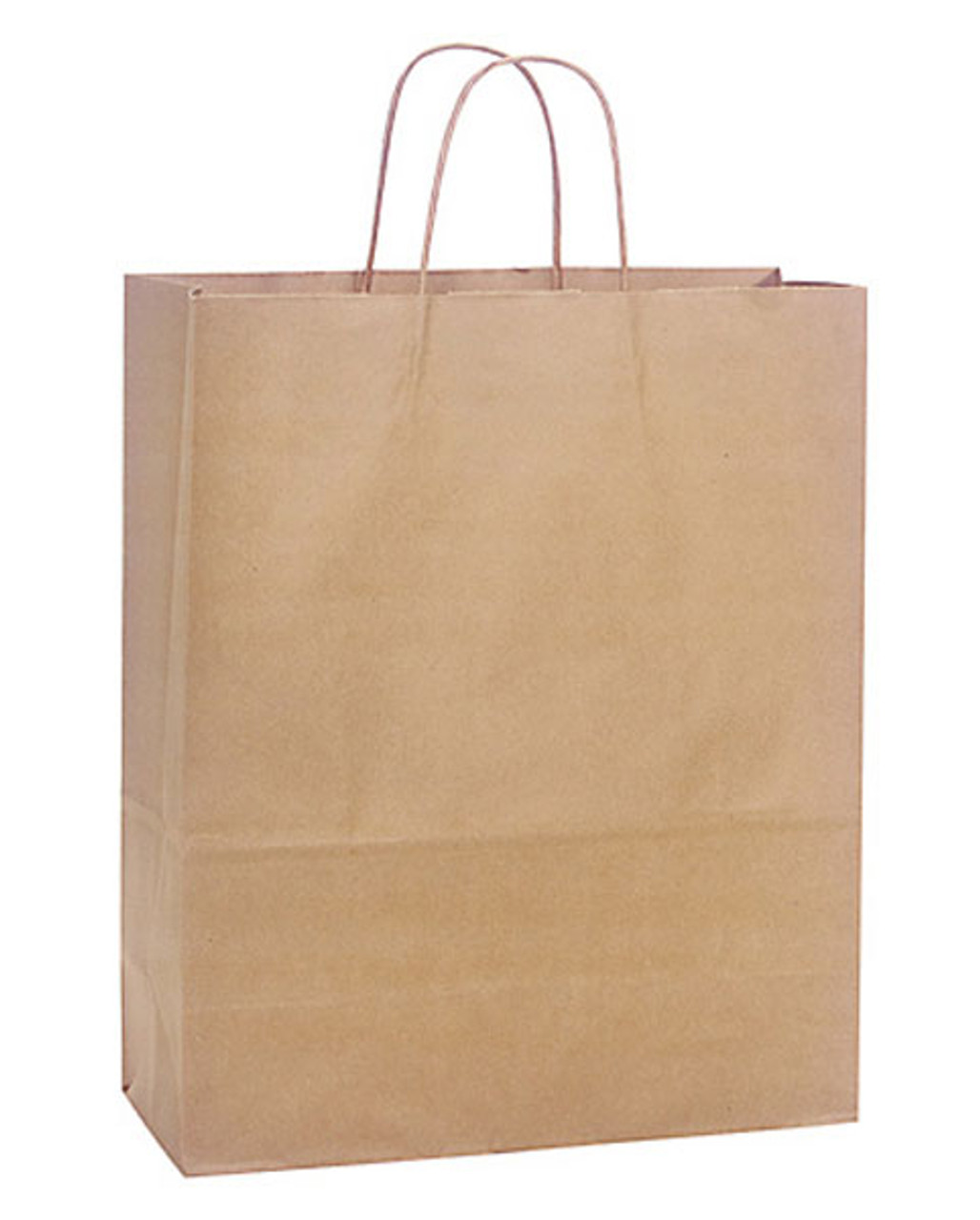 Celebrity 13"x6"x15" 100% Recycled Kraft Paper Shopping Bags