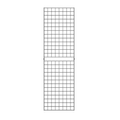 Black 2'x6' 2 ft. Wide Portable Wire Gridwall Panels