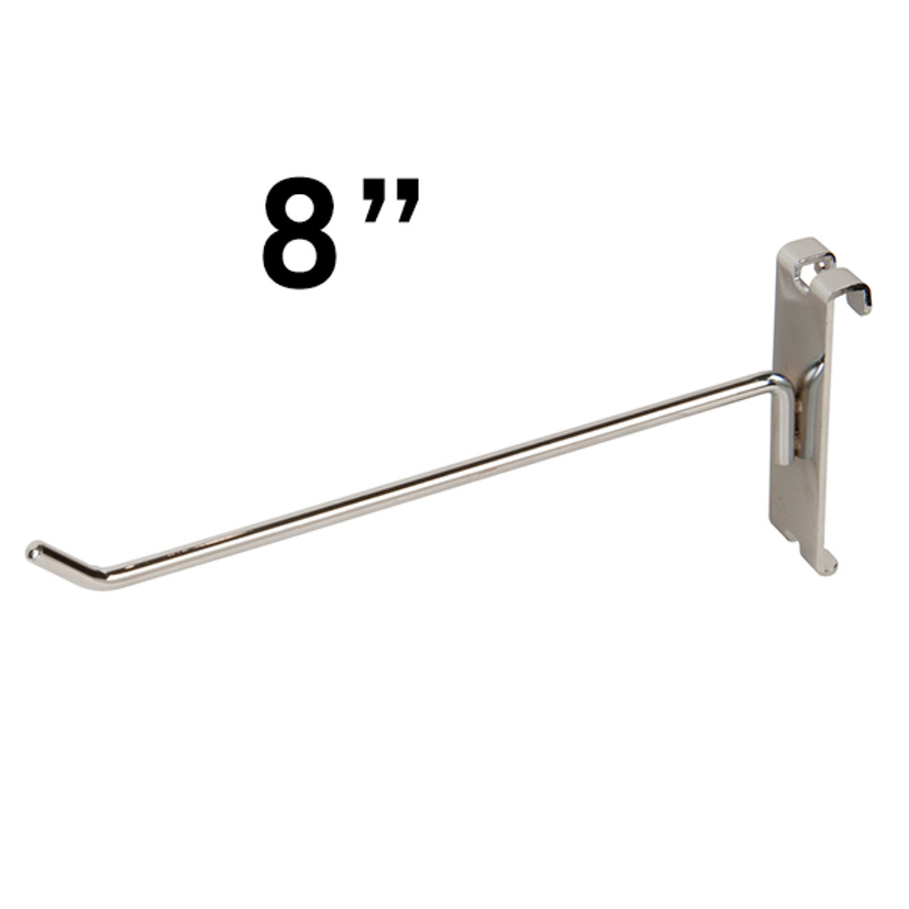 8" Chrome Grid wall Hooks - ea.