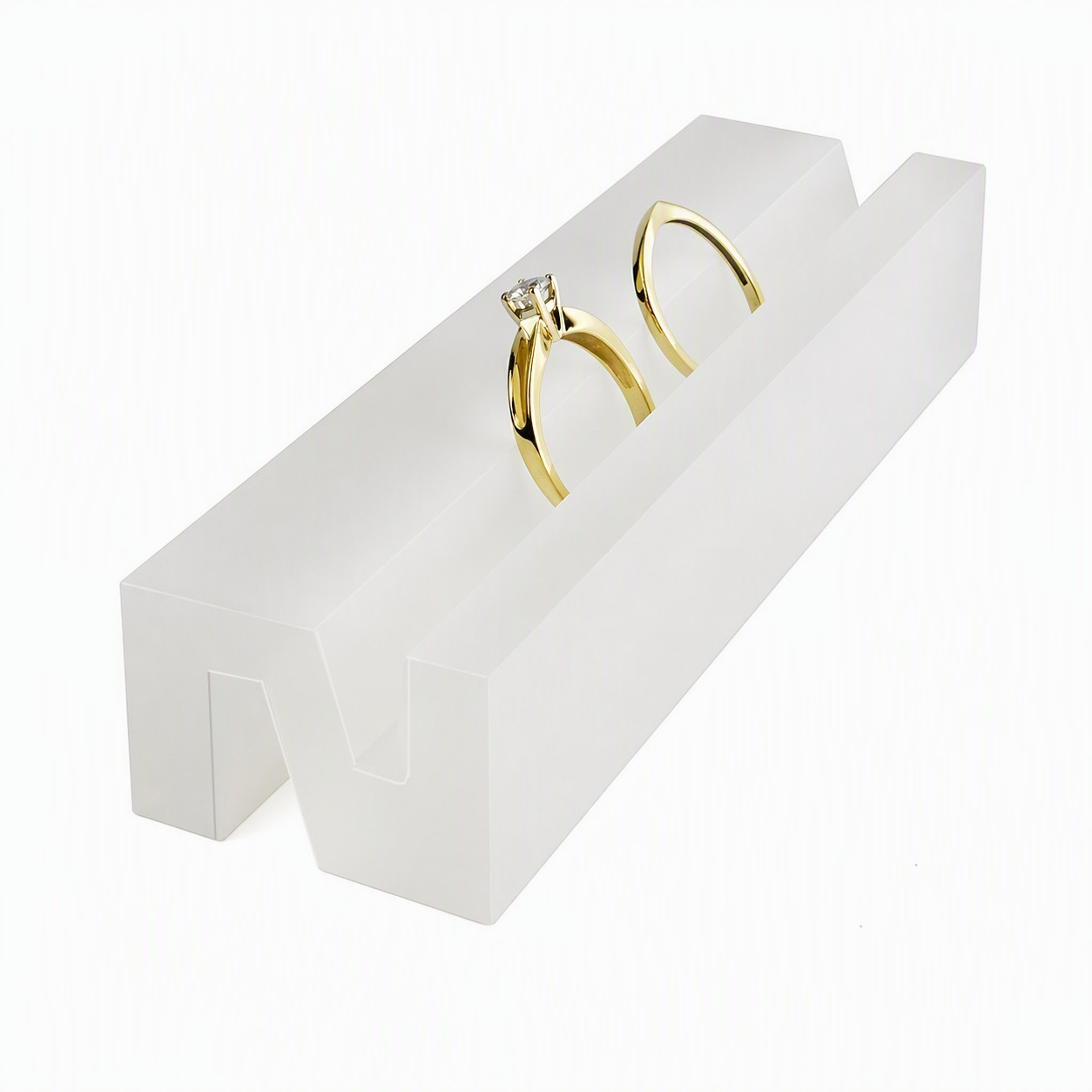 SB2F Reversible Ring Block 5"w x 1"h x 1-1/2"d