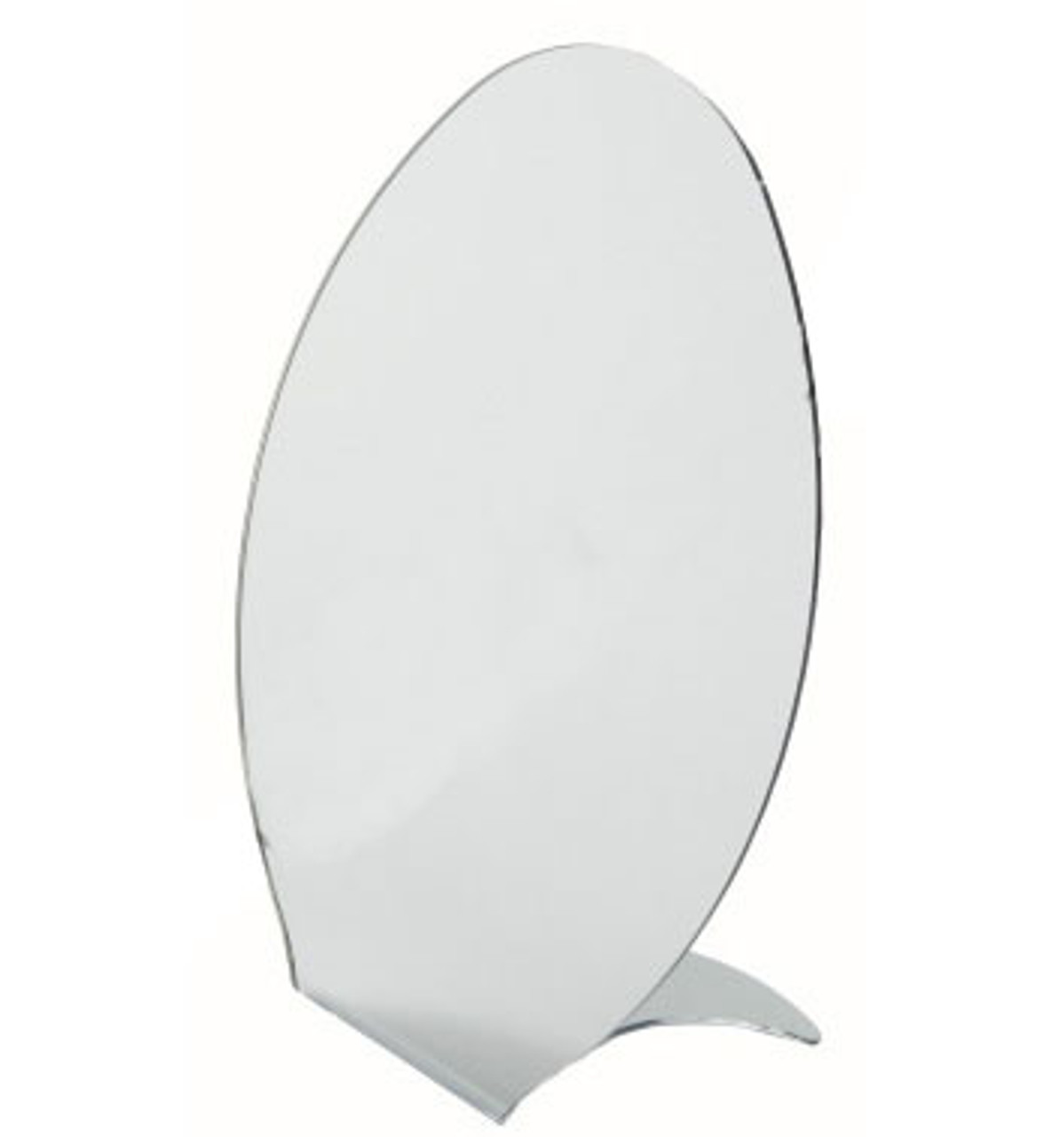 MLC12 Oval Acrylic Counter Mirror - 8-3/8" x 12-3/4"