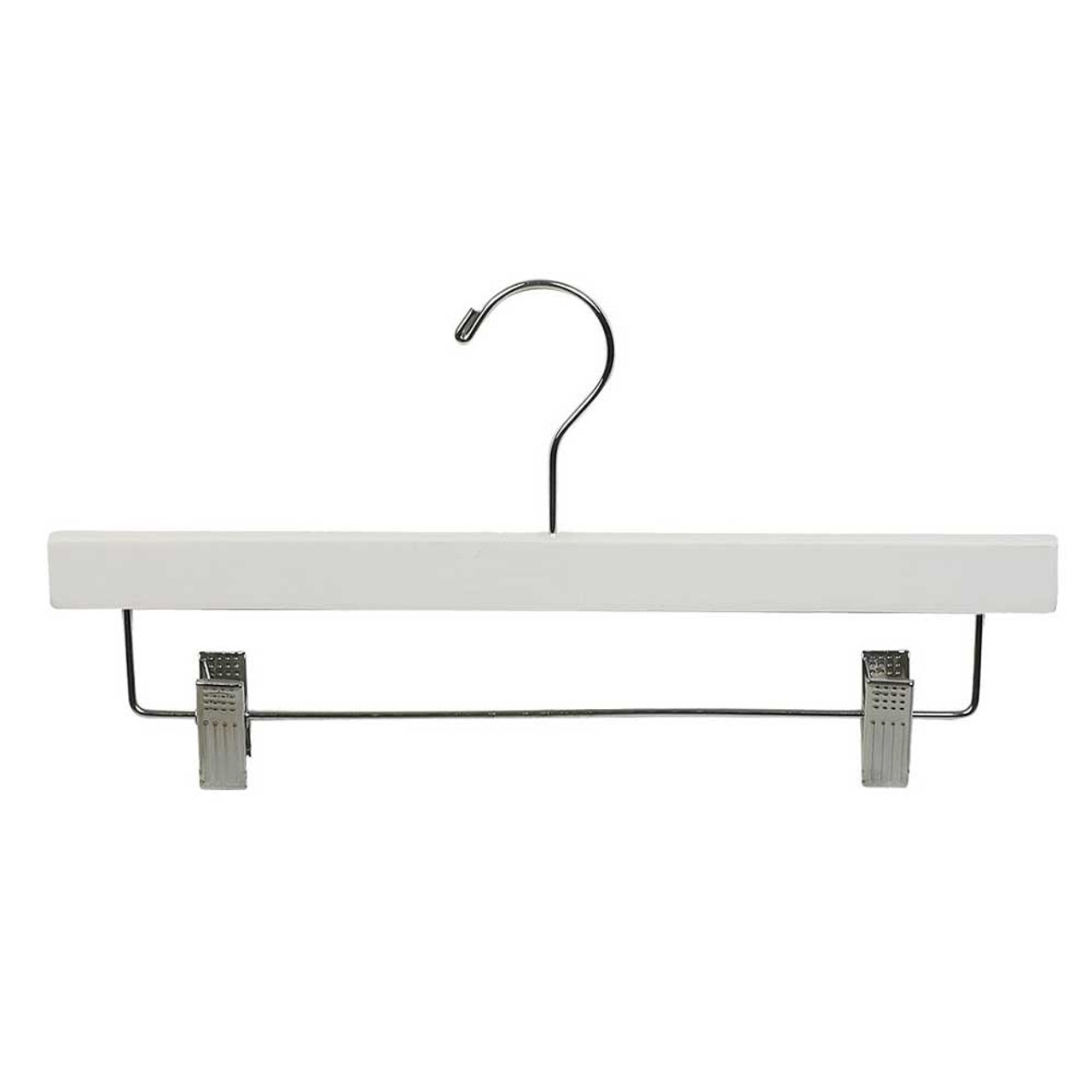 14" White Wooden Pant or Skirt Hanger