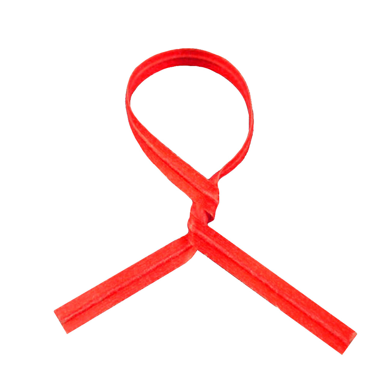 4" Red Natural Paper Twist Ties - 2000 Pack