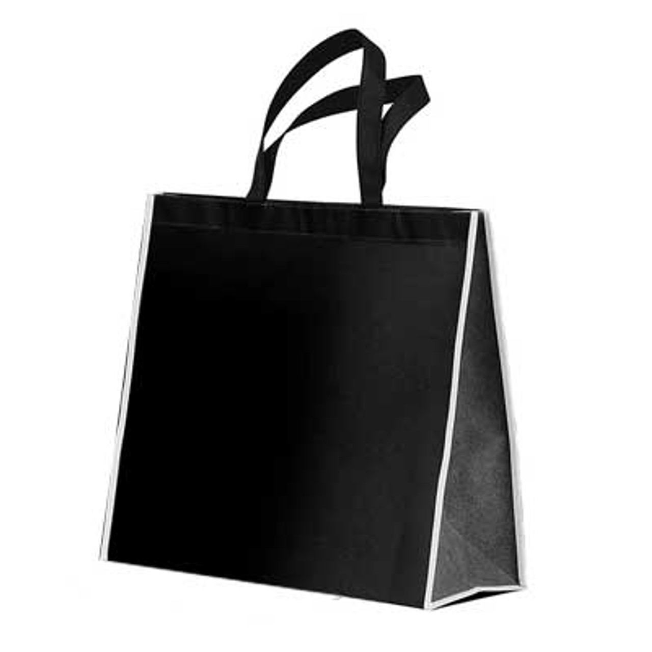 Large Black Toronto Tote 16" x 14" x 6"