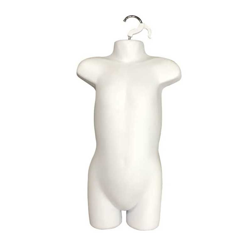 White CHR4 Children's Half Round Form