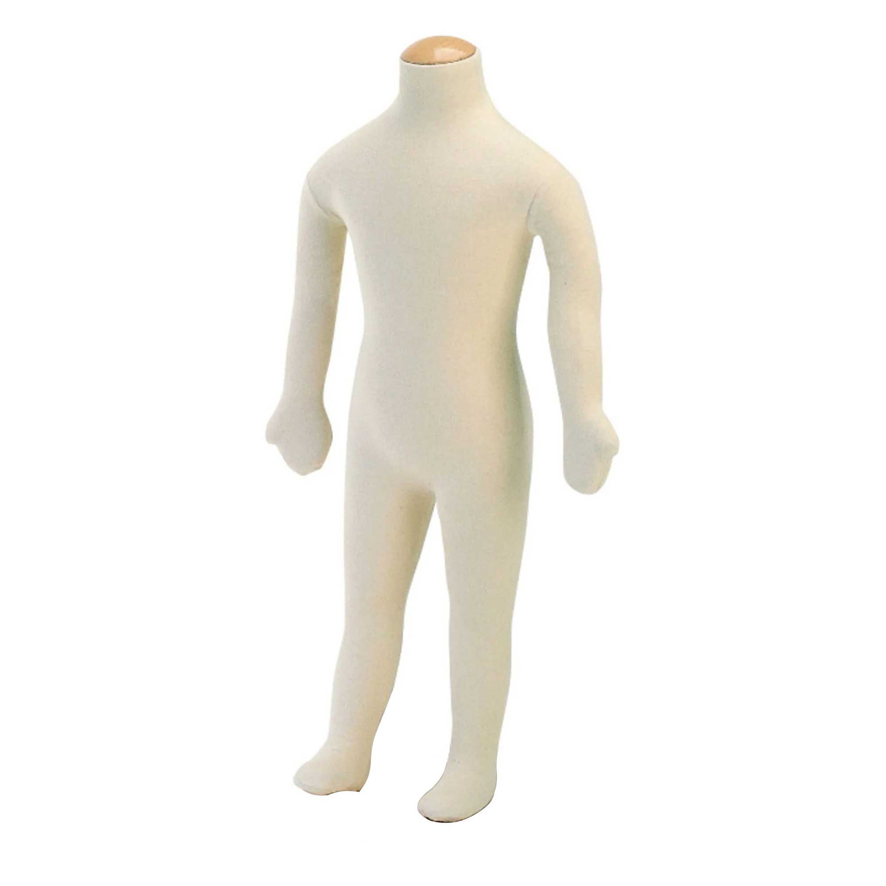 2 Year old Bendable Kids Mannequin off white - no base