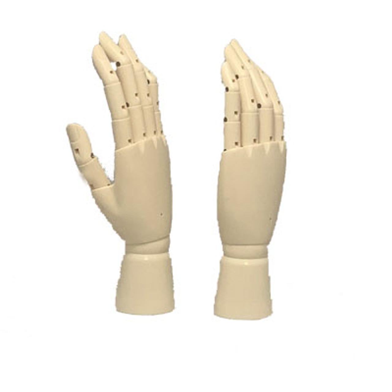 Articulating Female Self Standing Skin Tone Glove Hands - per pair