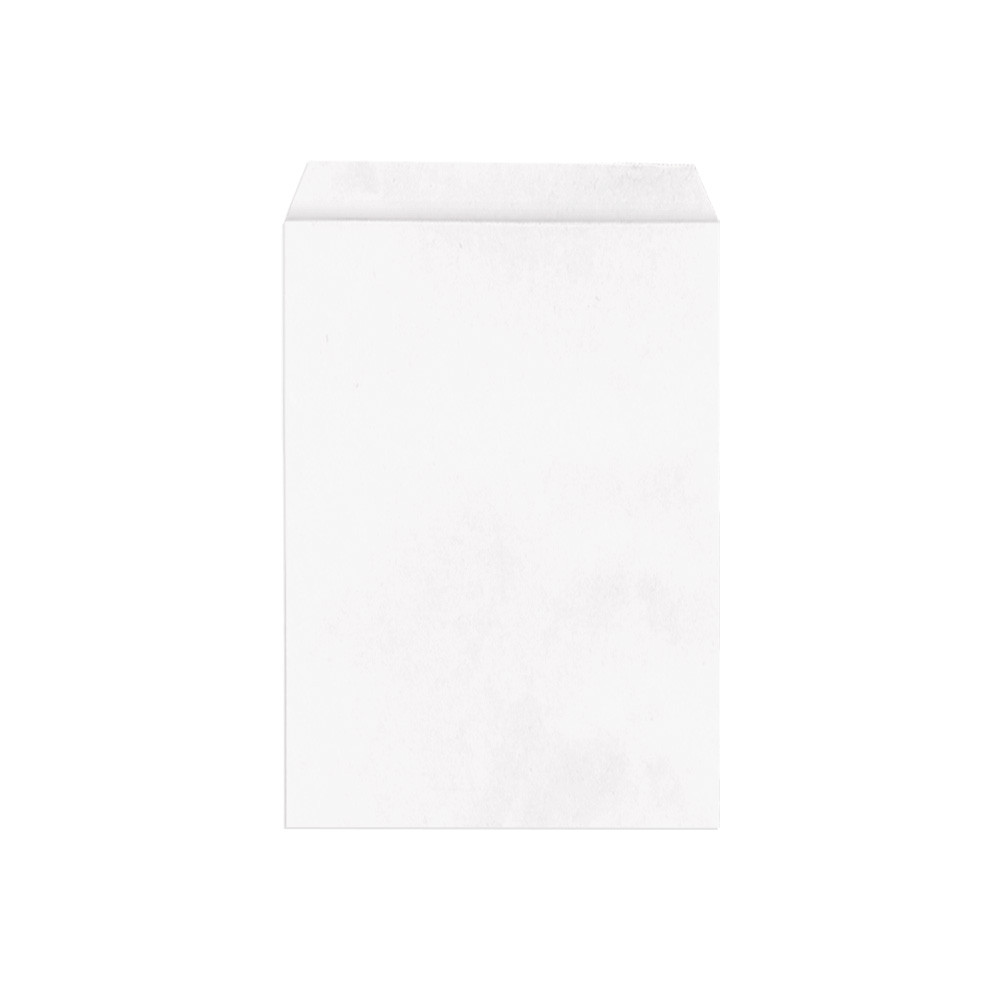 5" x 7" White Paper Notion Bags