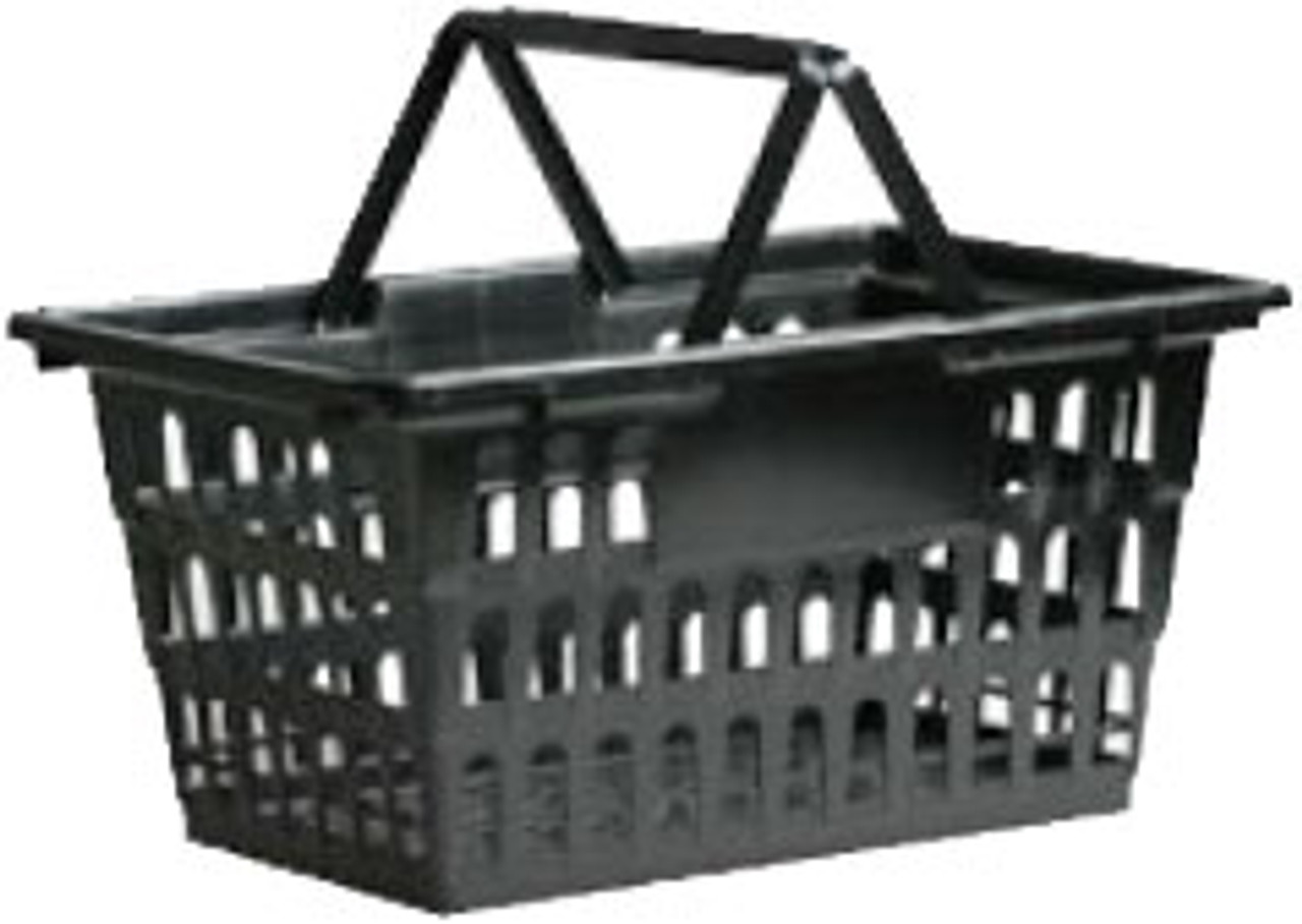 Black 17"w x 11.5"d x 8.5"h  Shopping Baskets - ea.