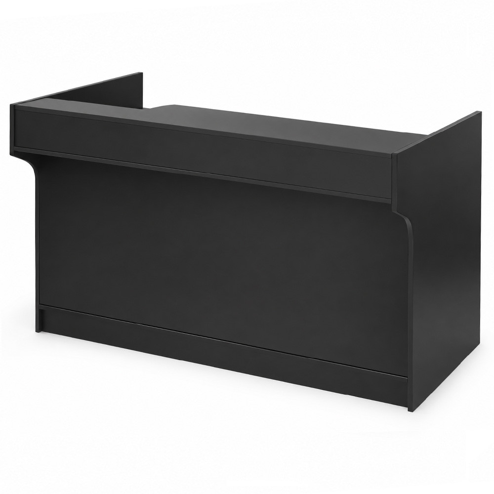 72" Black Ledgetop Counter