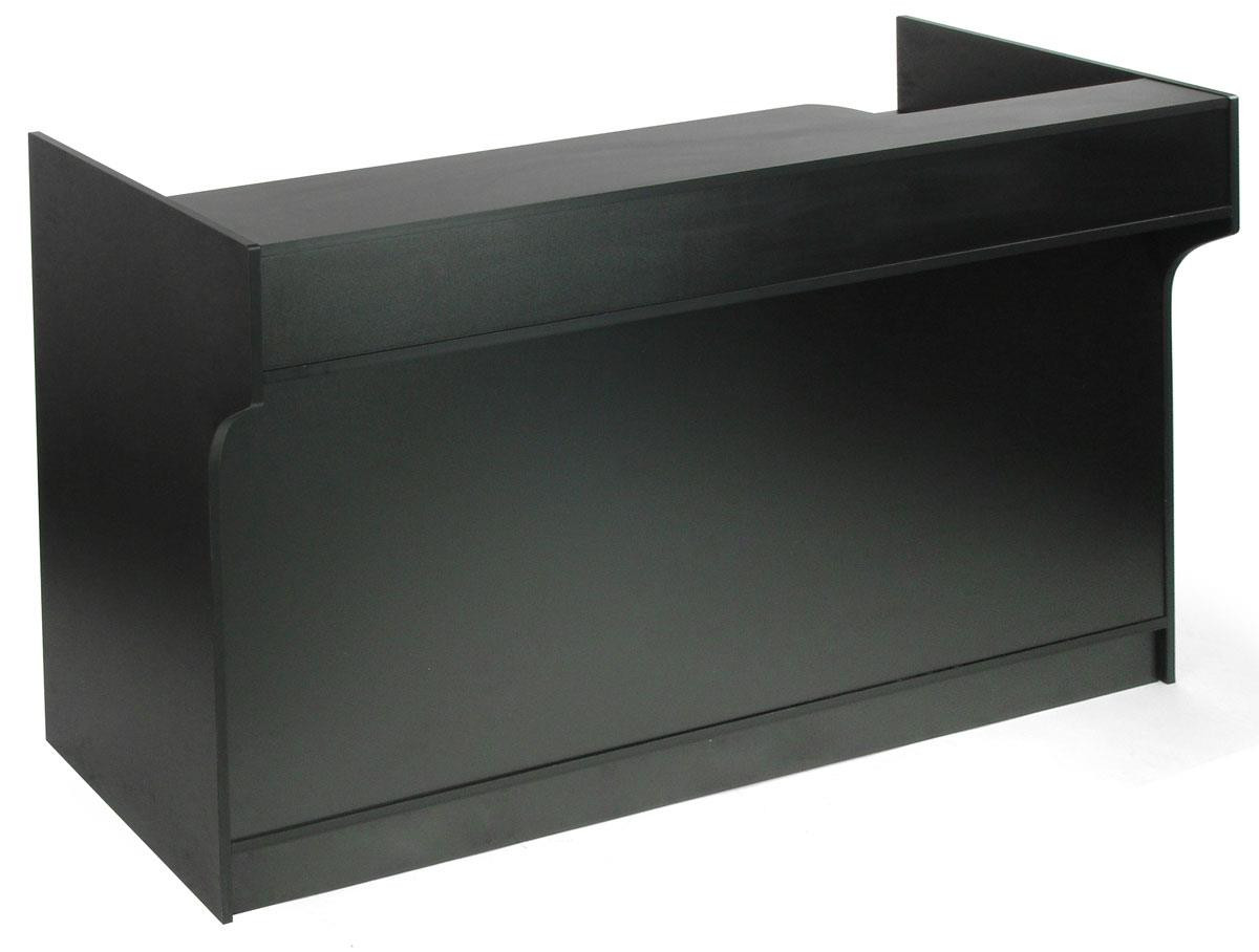 72" Black Ledgetop Counter