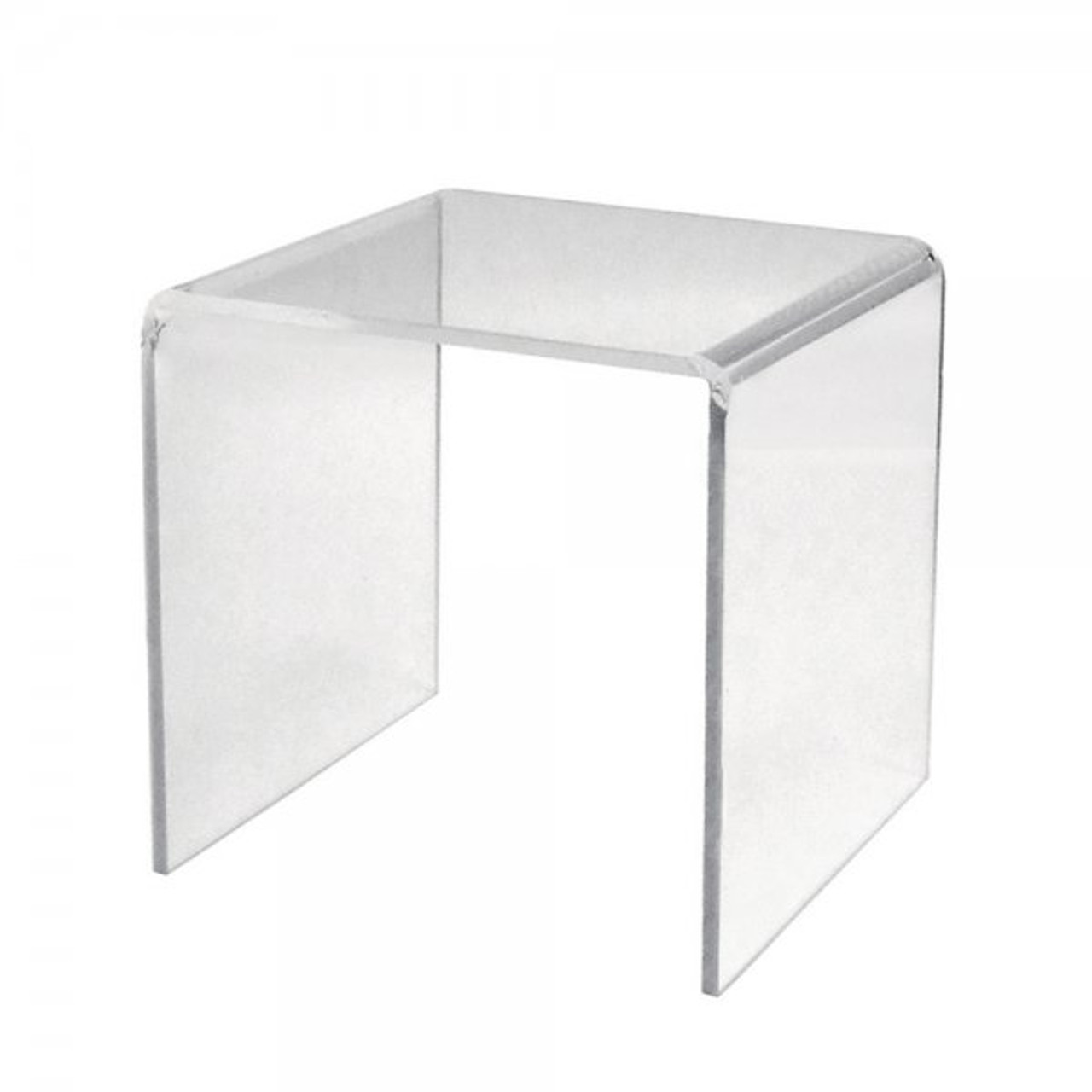 4"x4"x4" Square Clear Acrylic Individual Risers