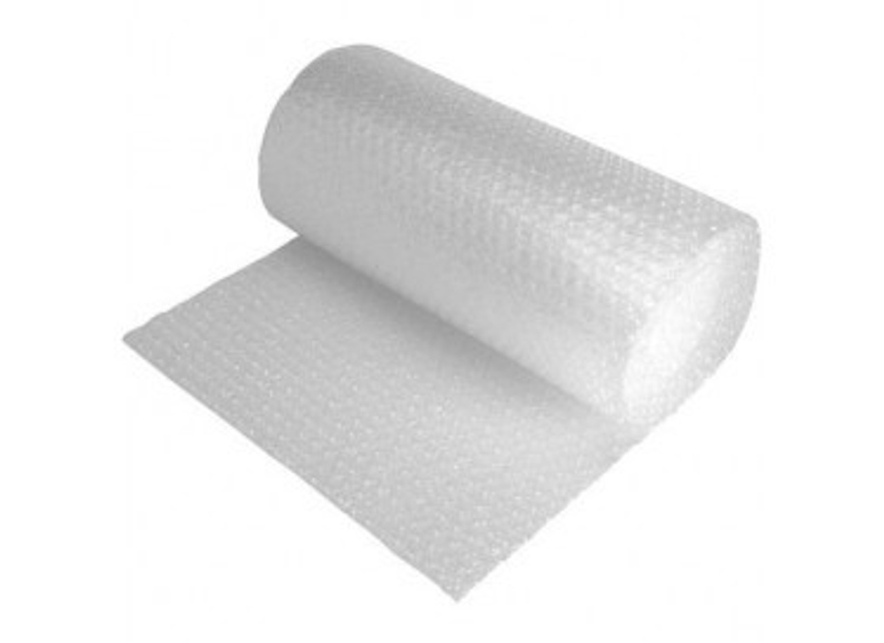 Roll of bubble cushion packaging perforated 12" x 12" x 100' long