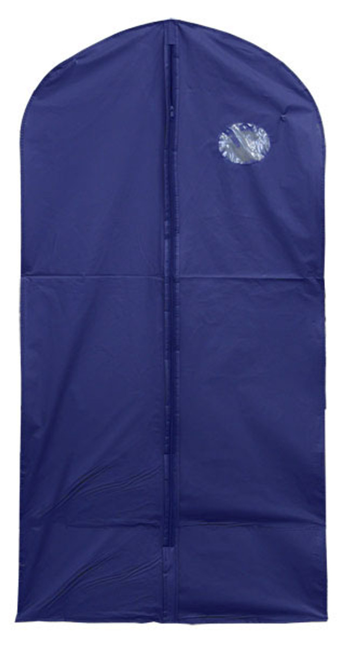 Navy 54" Fabtex Cloth Coat Bag unprinted - ea.