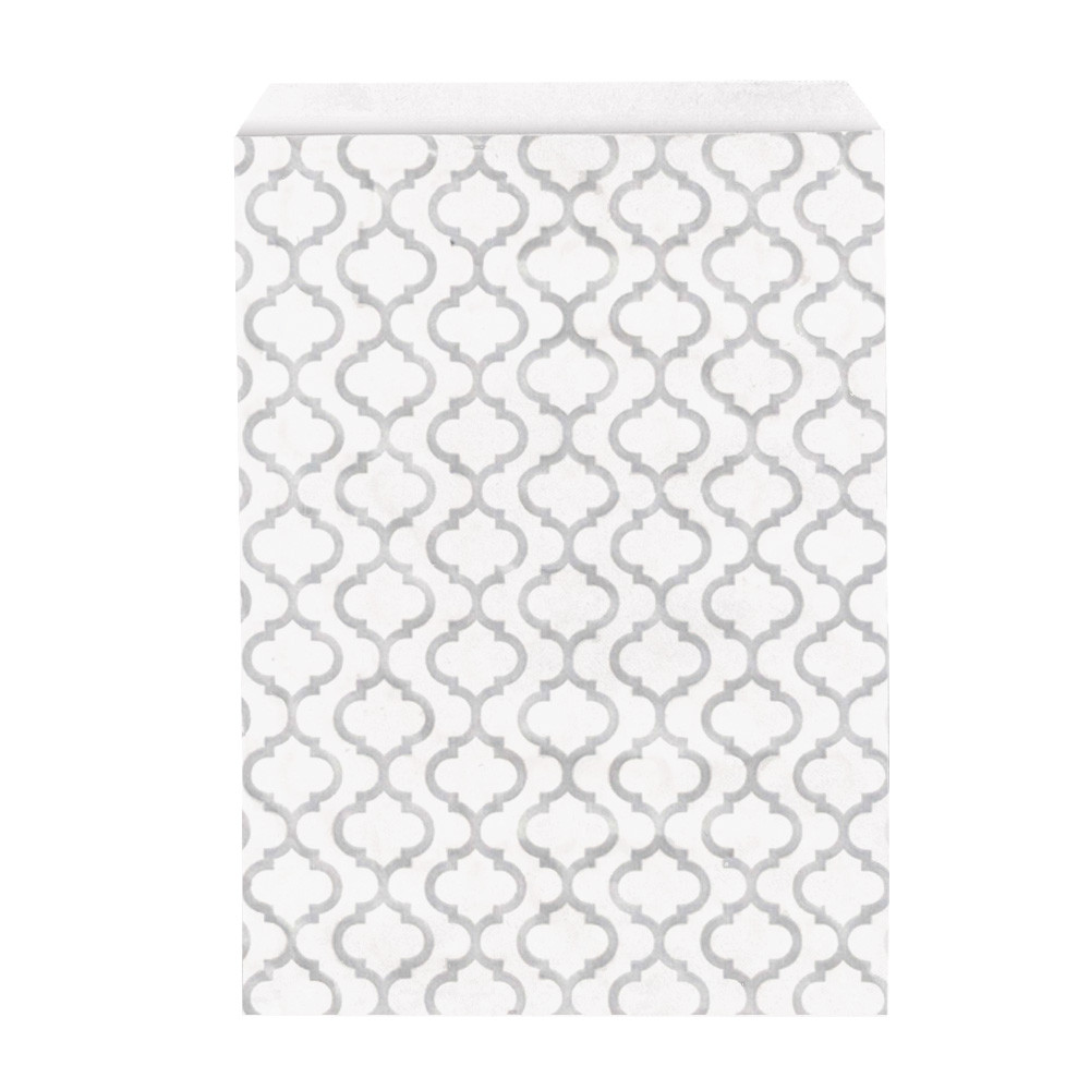 6" x 9" Silver Paper Notion Bags