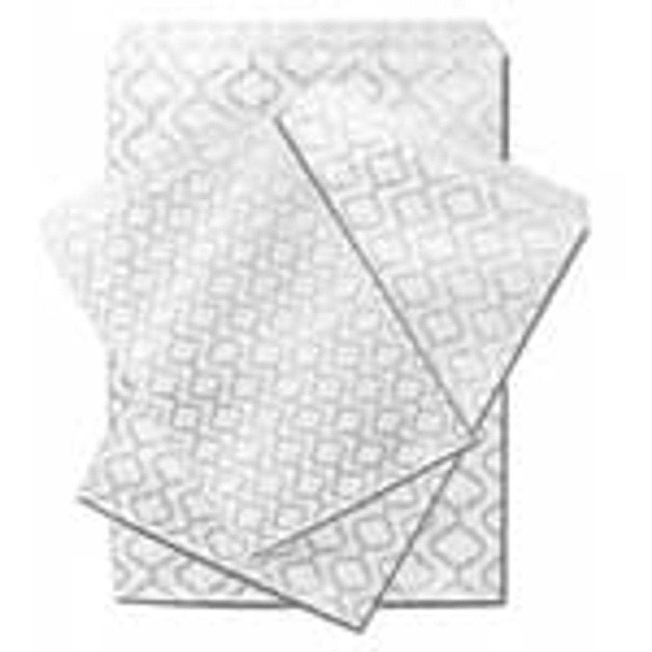 5" x 7" 100/pkg Silver Swirls Paper Notion Bags