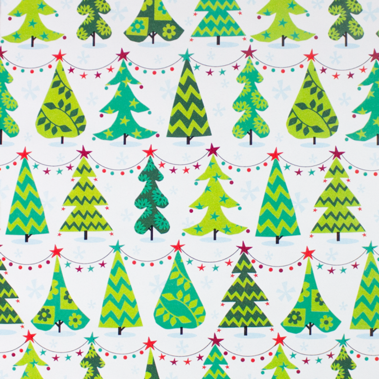24" x 833' Holiday Trees Gift Wrap
