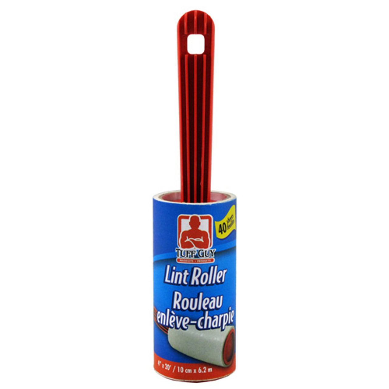 4" x 40 sheet Lint Remover With Handle - ea.