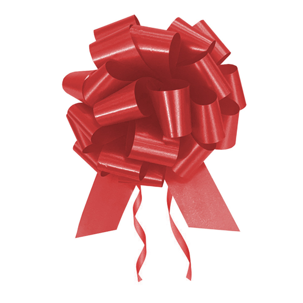 Red 5-1/2" 20 loop Pull Bows