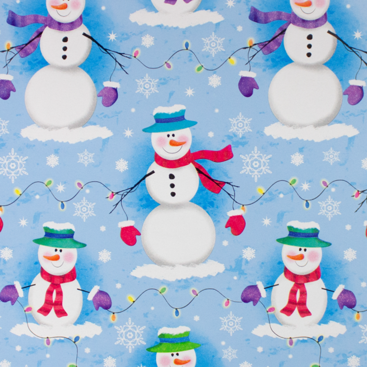 24" x 200' Frosty Lights Gift Wrap