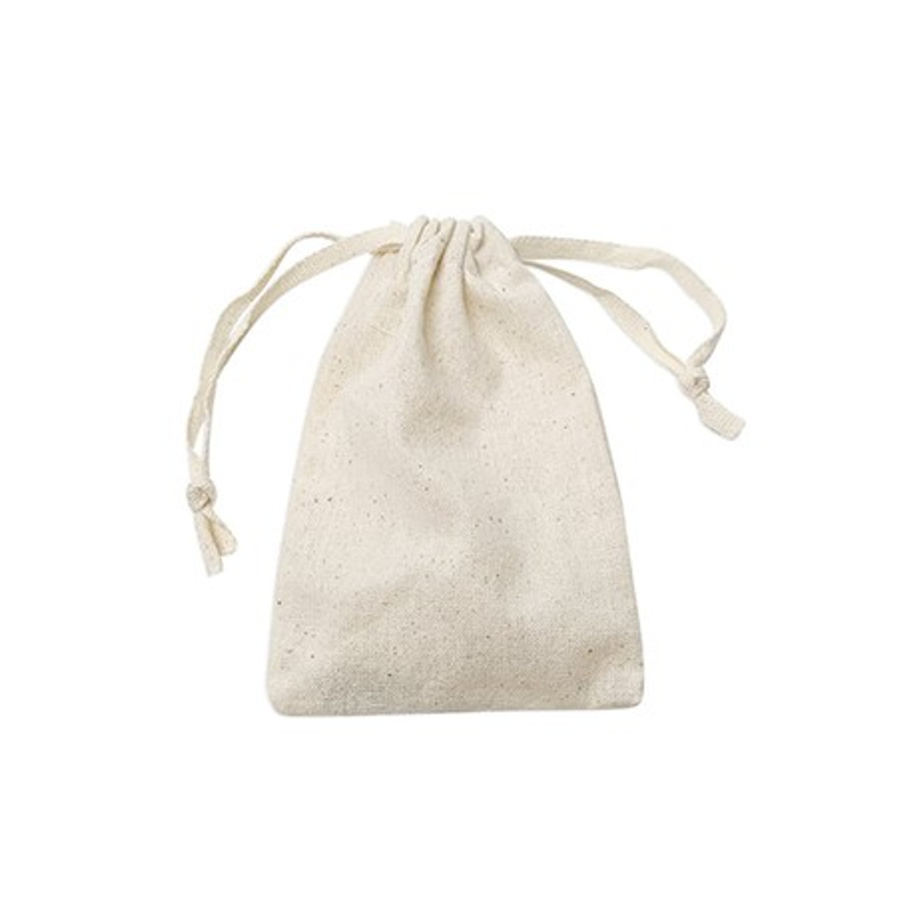 4" W x 5" Beige Linen Bag per pkg. 12