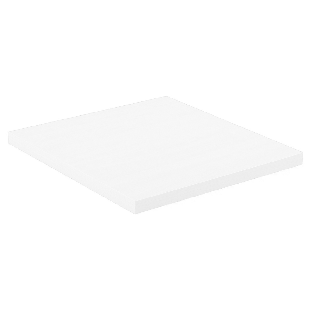 20" x 22" x 3/4" White Melamine Top Alta System Pedestal Table top