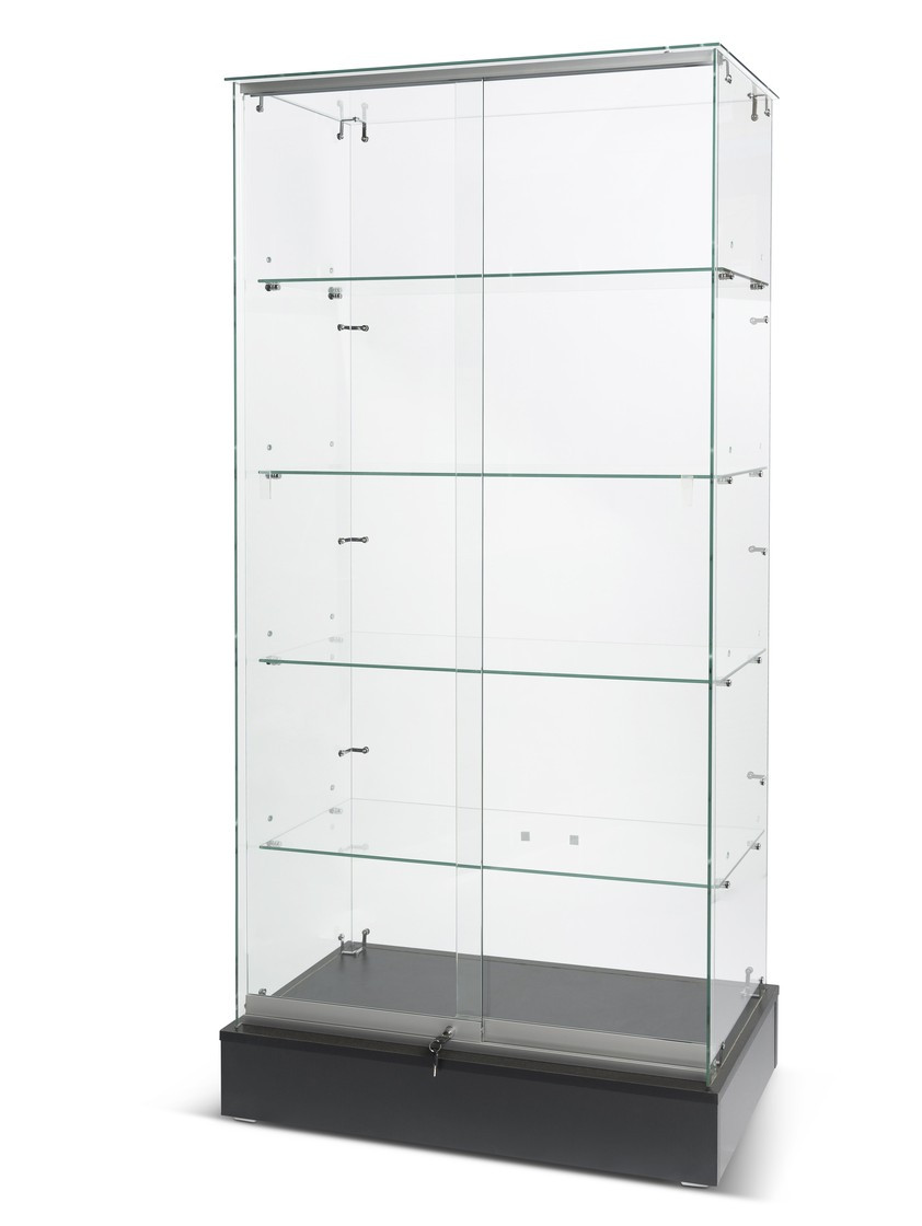 Frameless 36"w x 18"d x 72"h Tower Showcase