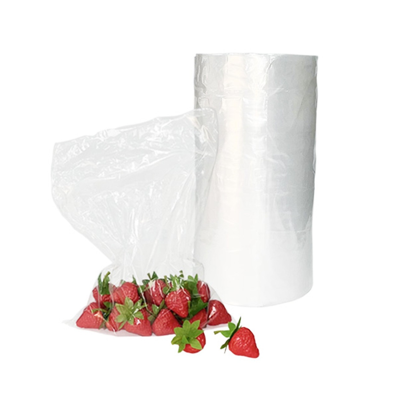 8-1/2" x 13" LD Clear Produce Bags On a Roll 30 Micron (830 Bags/rl)