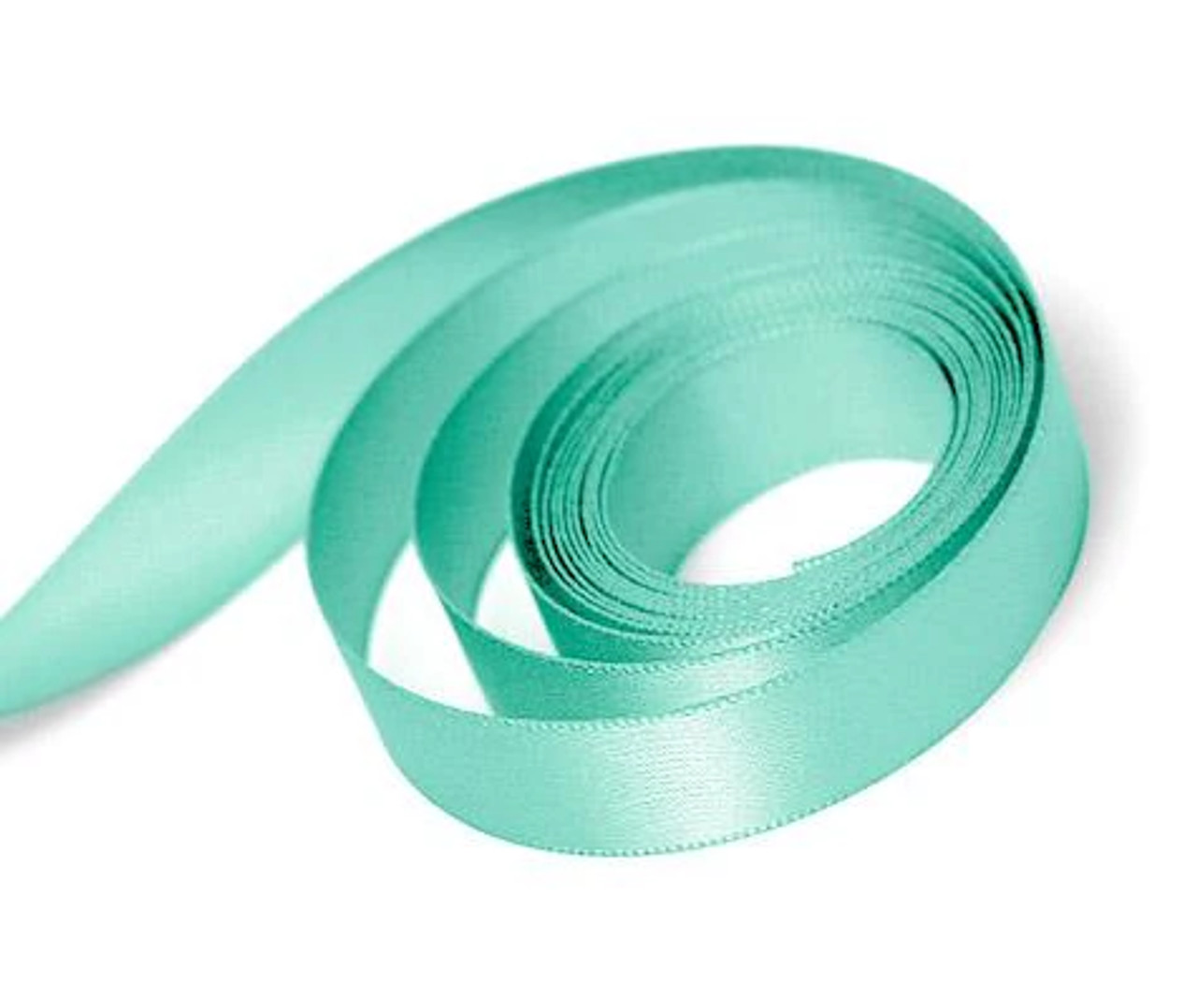1/4" x 100yds Tropic Blue Single Face Satin Ribbon