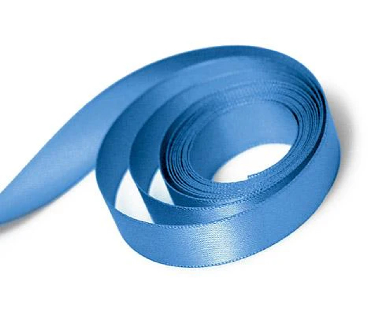 1/4" x 100yds Aegean Single Face Satin Ribbon