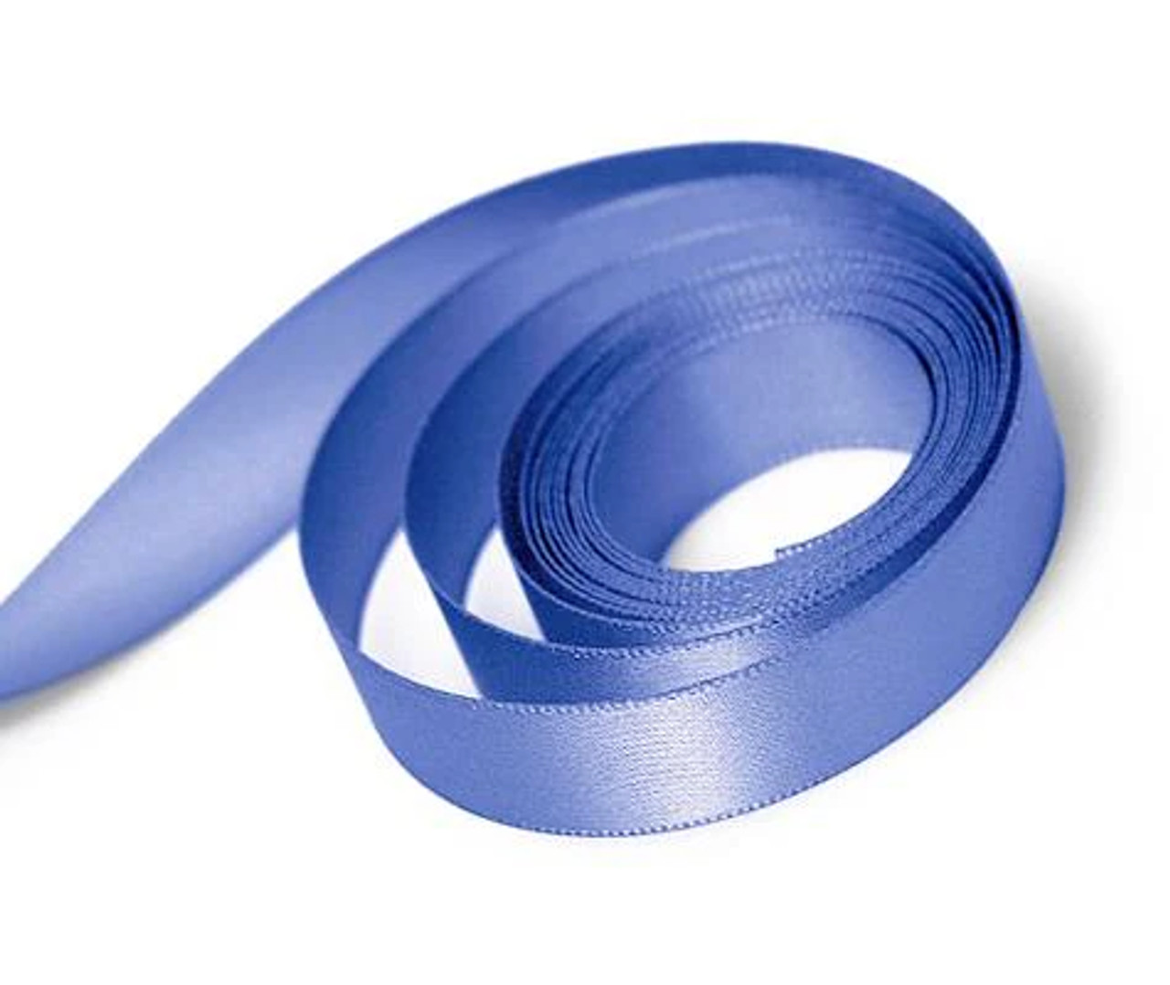 1/4" x 100yds Smoke Blue Single Face Satin Ribbon