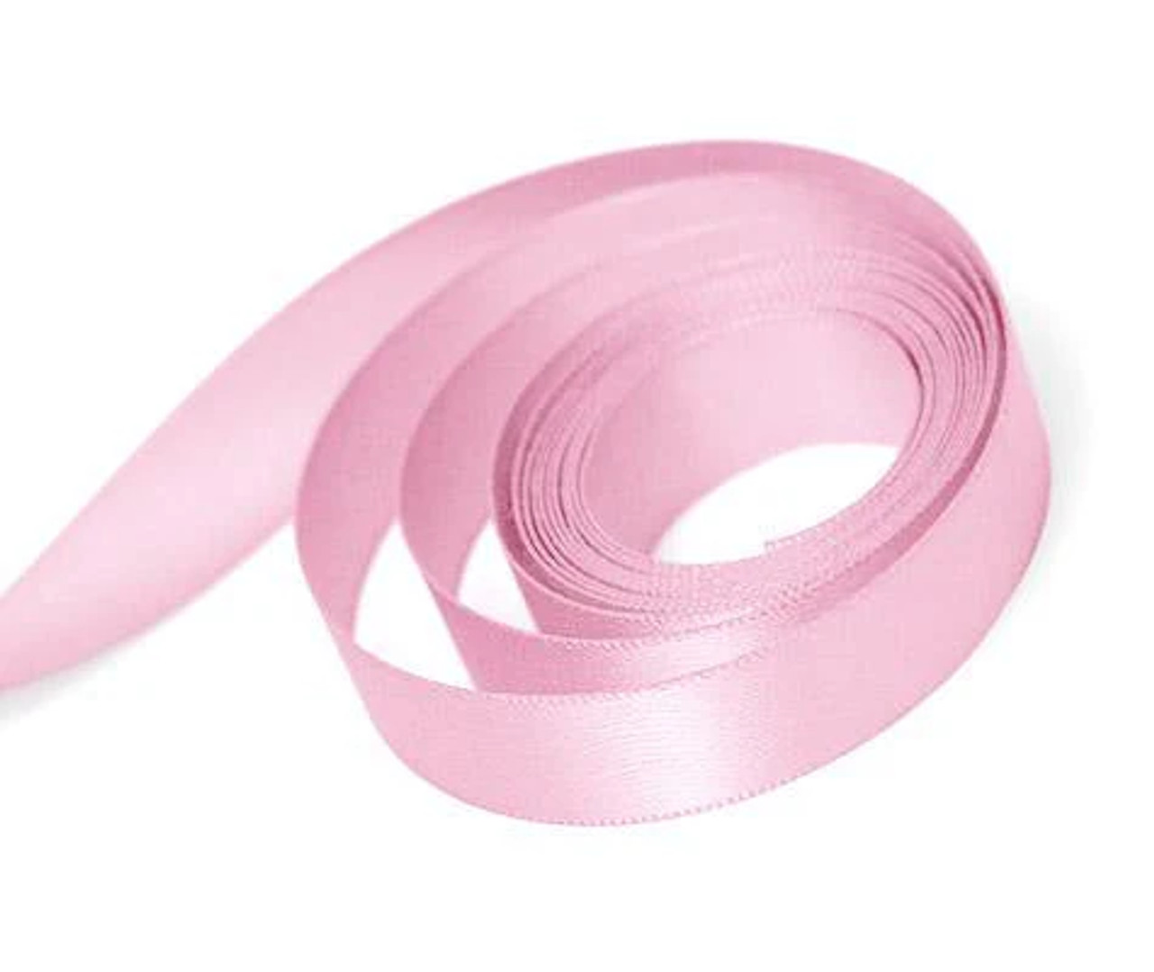 1/2" X 100 yds Light Pink Single Face Satin Ribbon