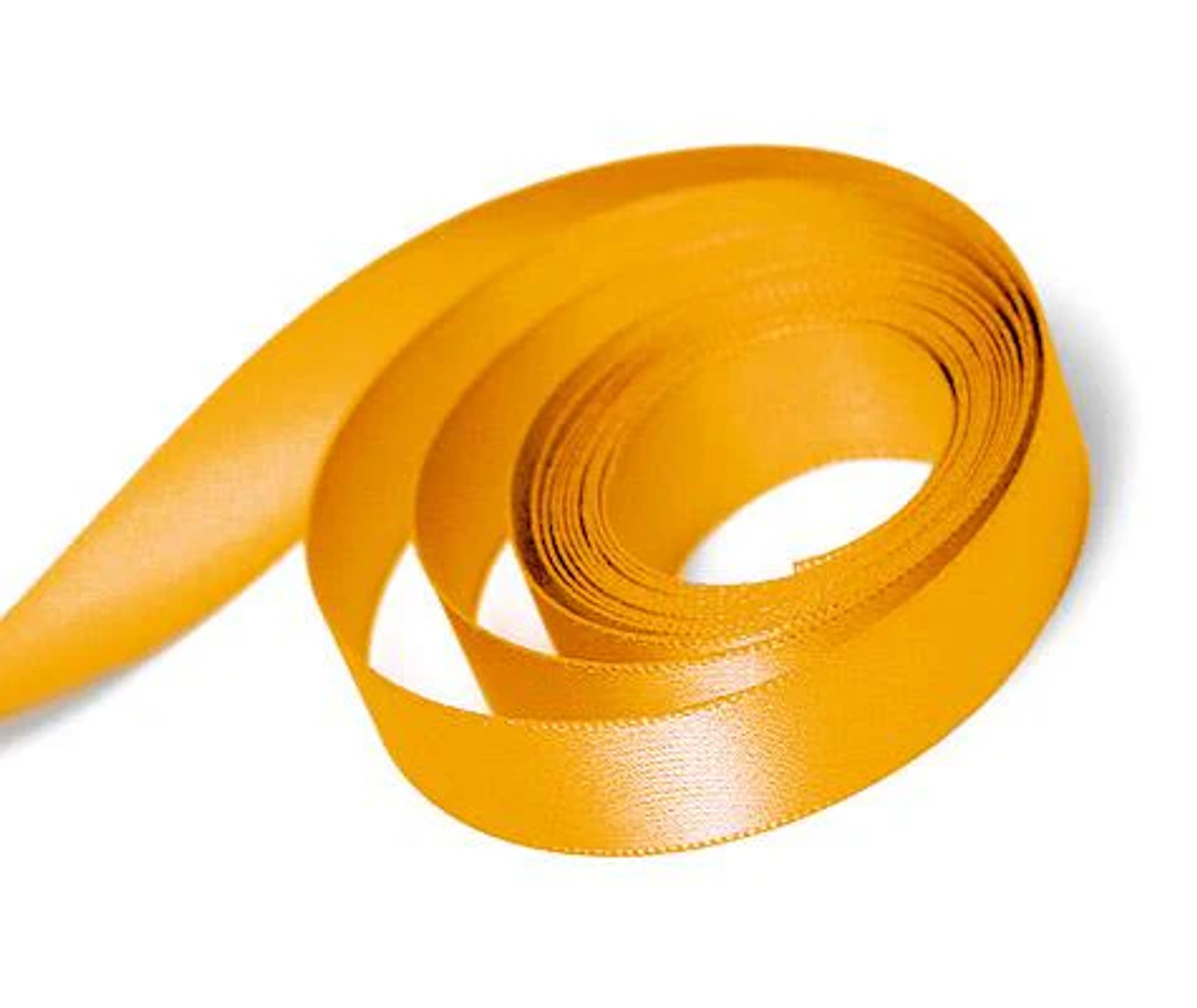 1-1/2" x 50yds Tangerine Single Face Satin Ribbon