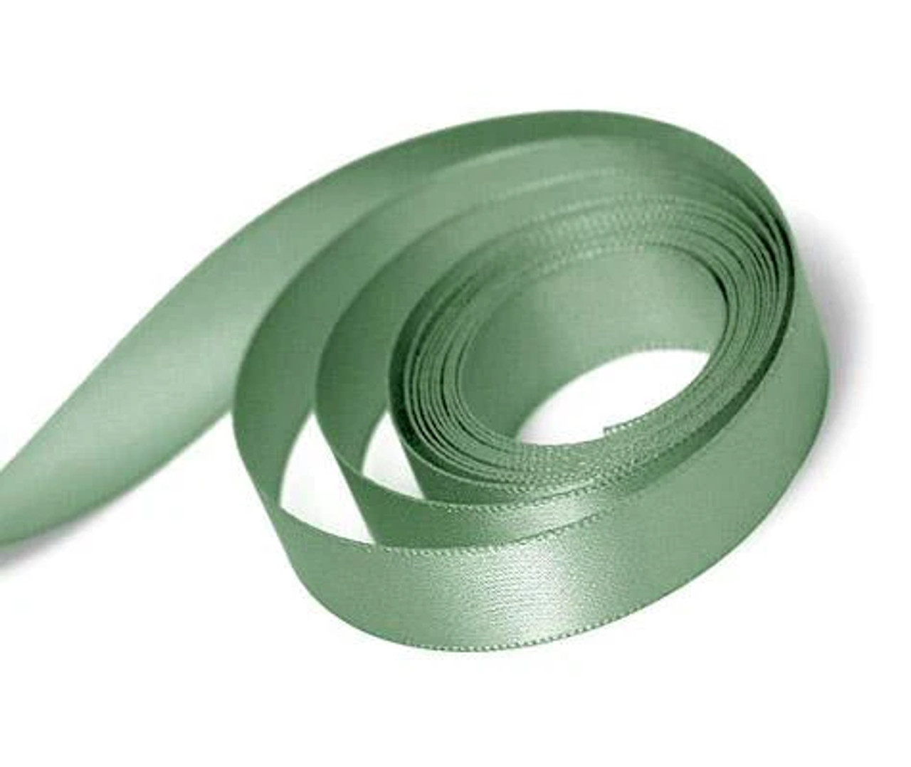 7/8" x 100yds Celadon Single Face Satin Ribbon