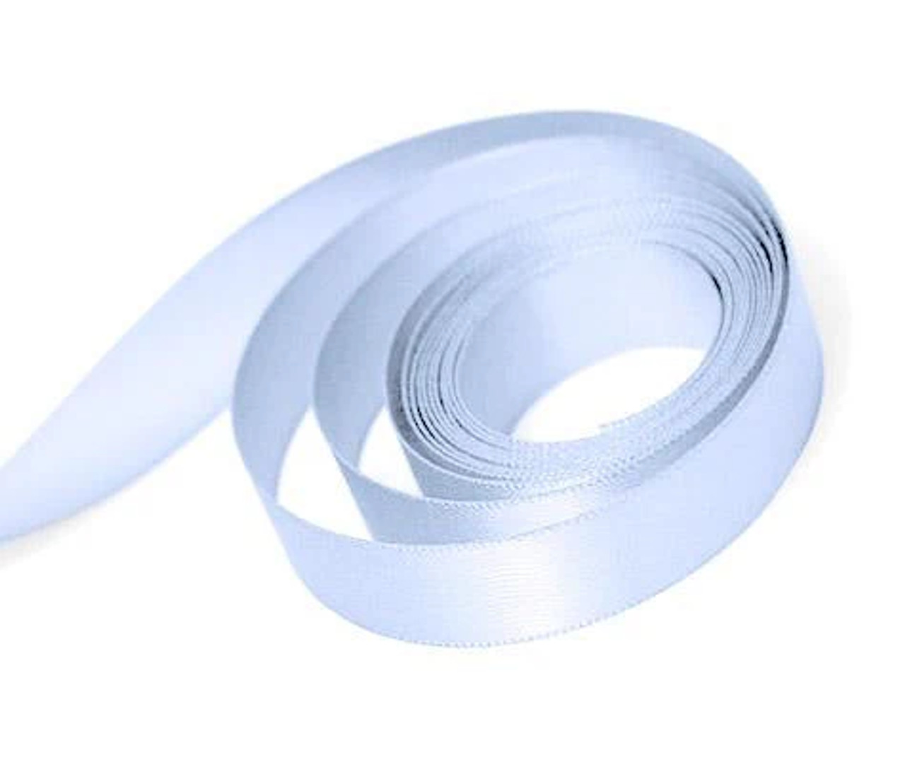 1/2" X 100 yds Blue Vapor Single Face Satin Ribbon