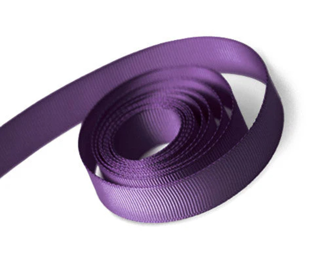 1/4" X 100yds Plum Grosgrain Ribbon