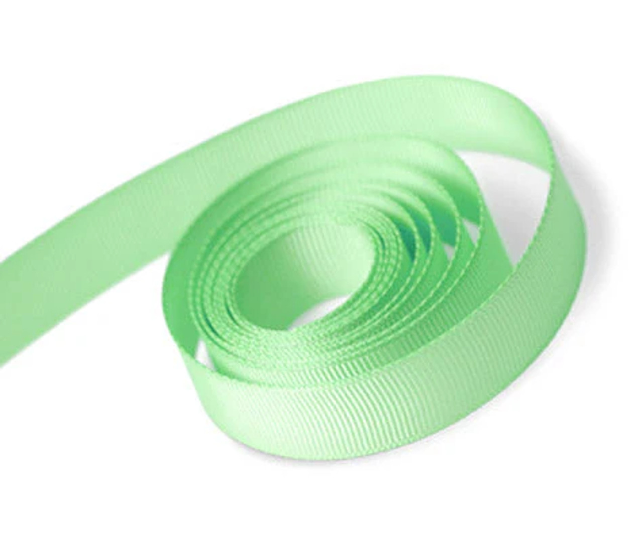 1/4" X 100yds Pastel Green Grosgrain Ribbon