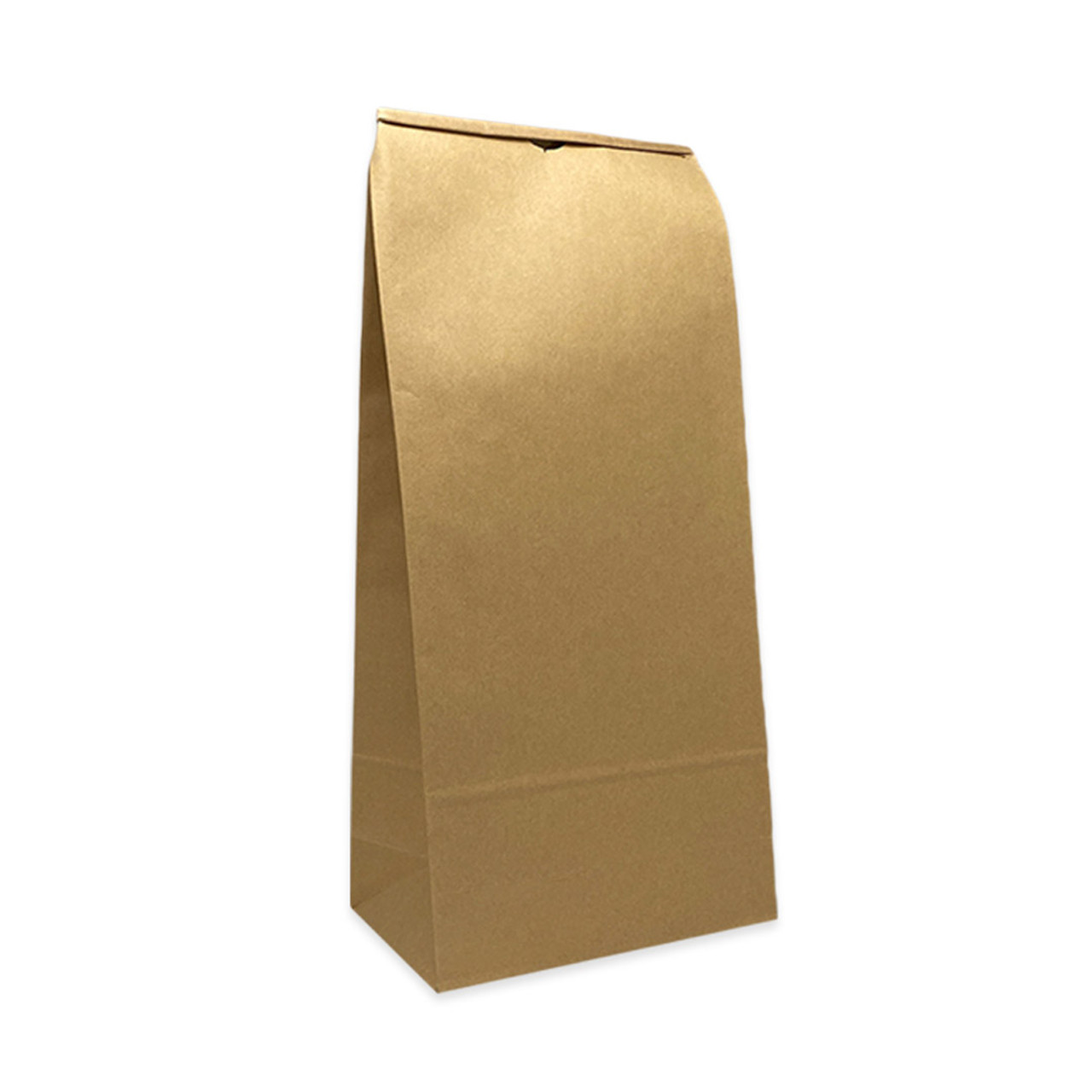 2 lb. 5" x 3" x 12-1/4" Kraft Coffee Bags per 100