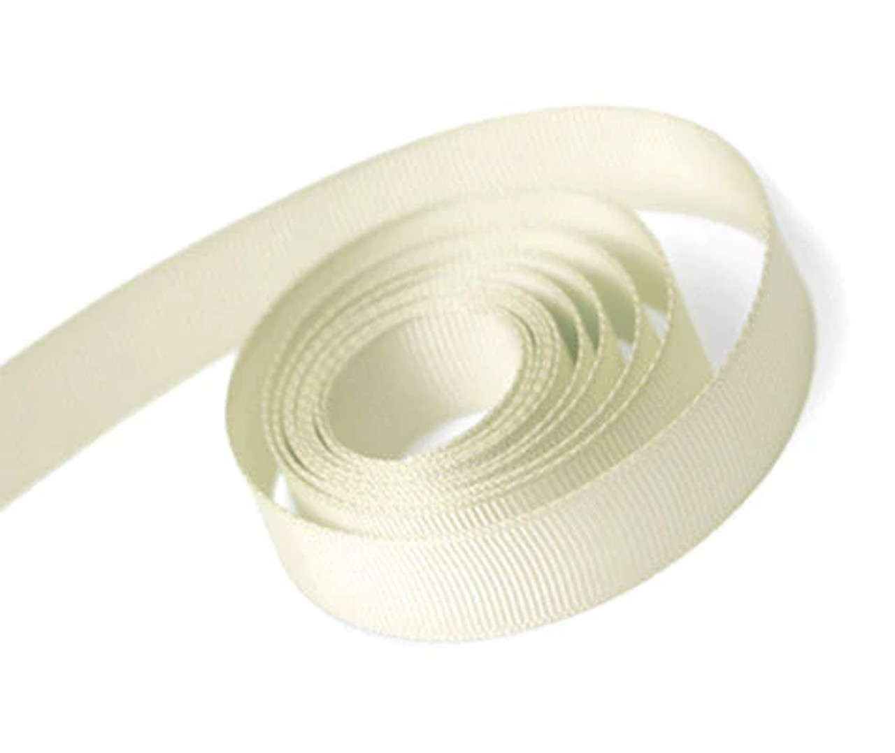 1/4" X 100yds Antique White Grosgrain Ribbon