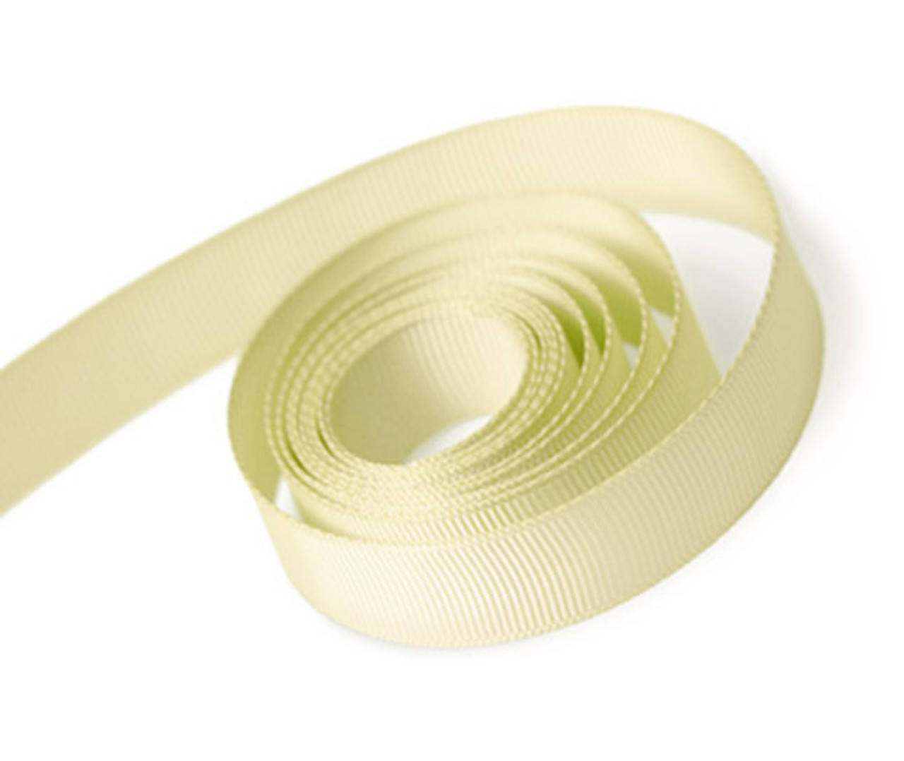 3/8" X 100yds Cream -Grosgrain Ribbon