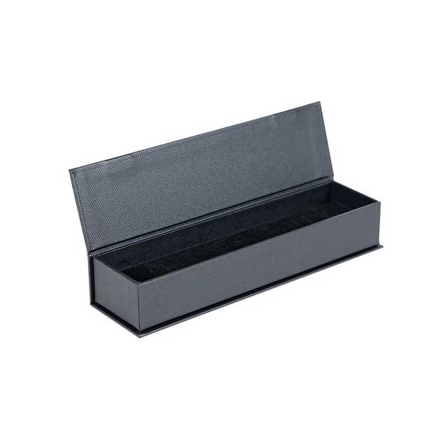2" x 8" x 1-1/4" Akoya Black Pearl Jewellery Box