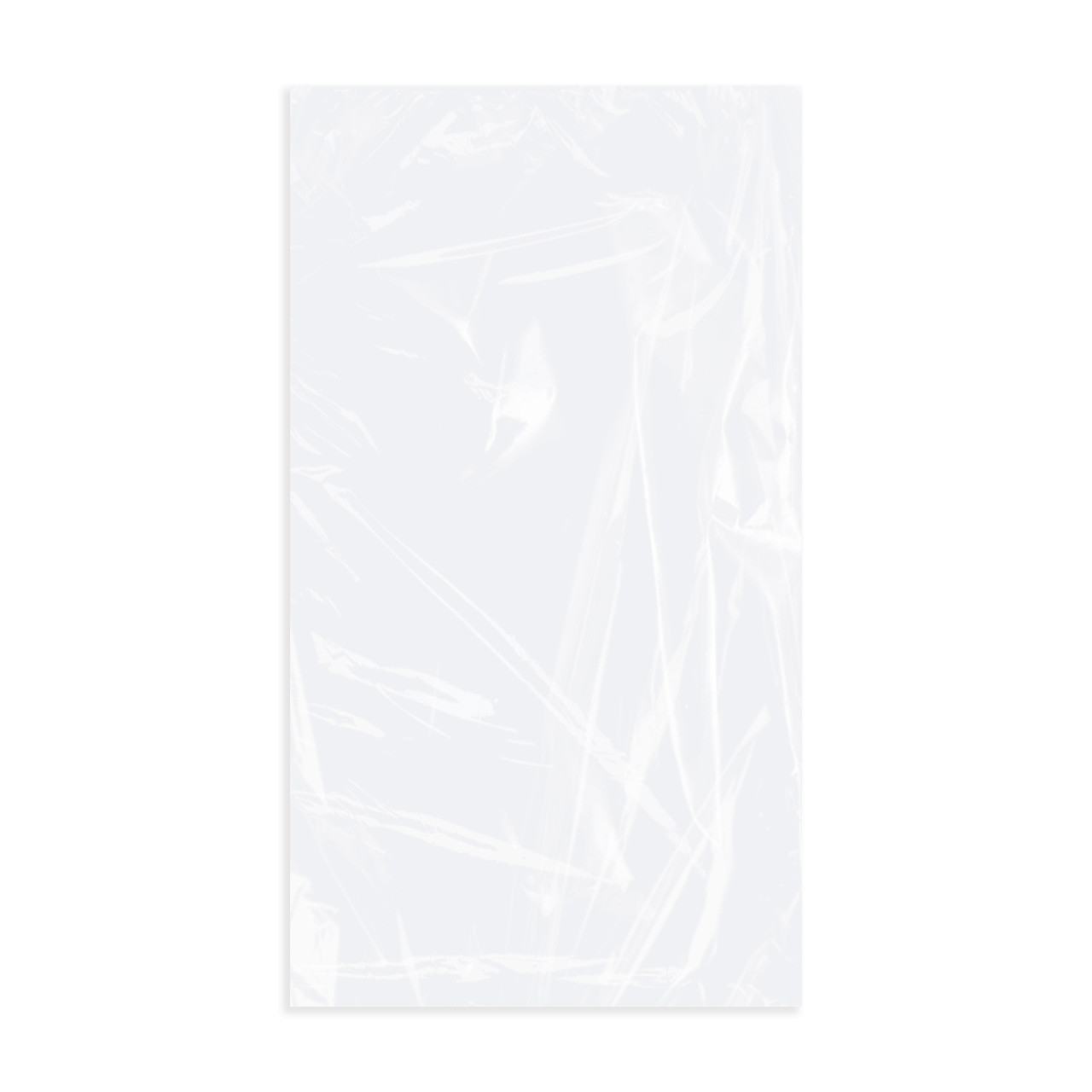 10" x 18" Clear Flat Poly Bags