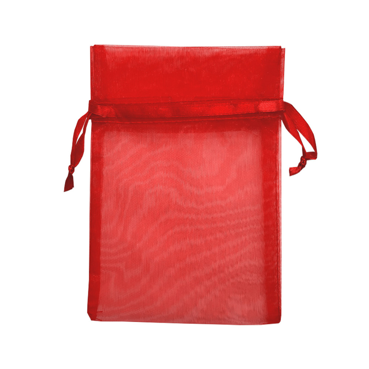 5" x 7" Red Organza Bags