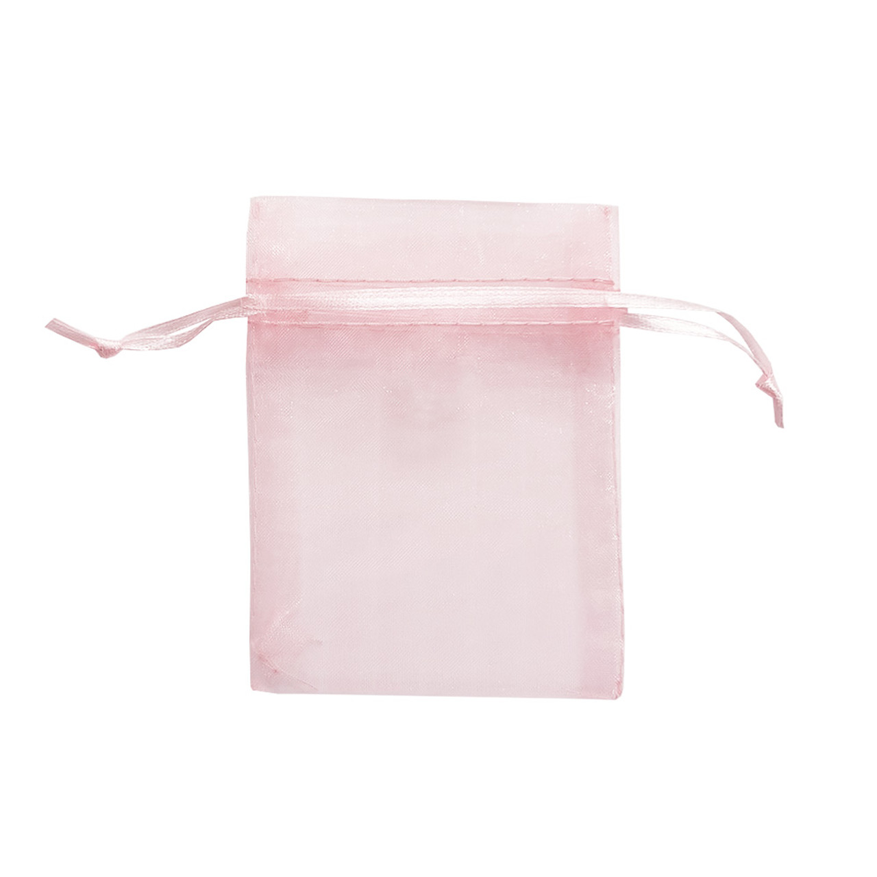 3-1/2" x 4-3/4" Pink Organza Bags