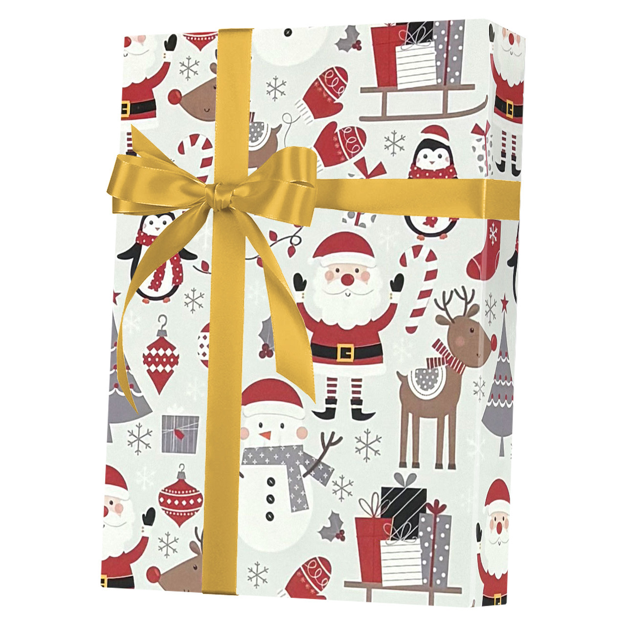 24" x 200' North Pole Parade Gift Wrap